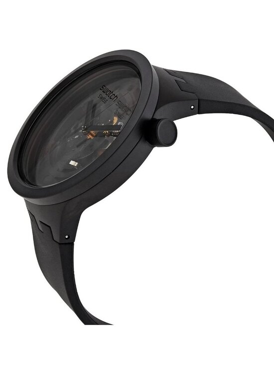 NWT Swatch Bioceramic Quartz Black Dial Men\'s Watch